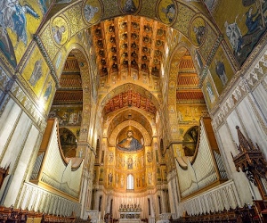 mosaici, chiesa, altare, archi, abside, oro, organi, canne, organo, volta, cristo, dorato, navata, palermo, mosaico, basilica, santi, duomo, soffitto, pantocratore, interno