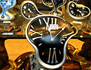 orologi, numeri, lancette, nero, prezzo, ore, vetrina, deformazione, quadranti, orologio