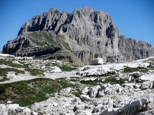 montagna, cielo, montagne, rocce, pietre, verde, sassi, erba, cresta, roccia