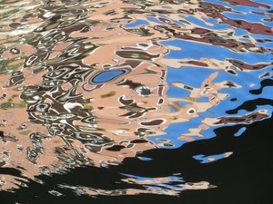 acqua, astratto, riflesso, colori, riflessi, azzurro, marrone, blu, celeste, rosa
