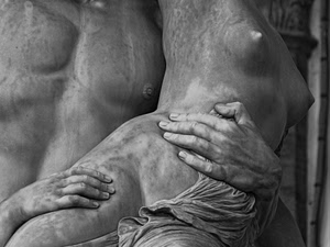 mani, statue, nudo, seno, marmo, statua, seni, corpi, sculture, scultura, bianconero