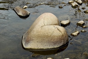acqua, sassi, cuore, pietre, sasso, mare, fiume, riflesso, masso