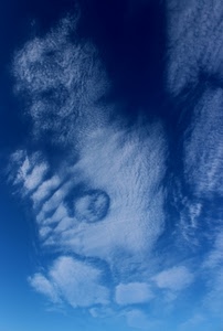 nuvole, cielo, azzurro, bianco, blu, celeste, forme