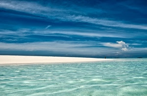 mare, cielo, azzurro, nuvole, spiaggia, sabbia, bianco, blu, acqua, onde, verde