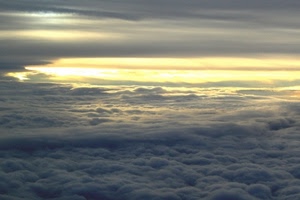 nuvole, cielo, sole, grigio, giallo, luce, tramonto, bianco, strati, alba, orizzonte