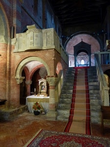 tappeto, scala, altare, chiesa, interno, passatoia, pulpito, scale, scalinata, gradini