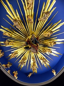 oro, angeli, blu, raggi, azzurro, dio, santo, angioletti
